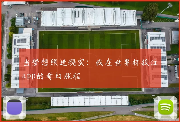 当梦想照进现实：我在世界杯投注app的奇幻旅程