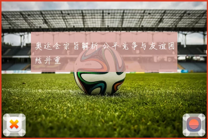 奥运会宗旨解析 公平竞争与友谊团结并重