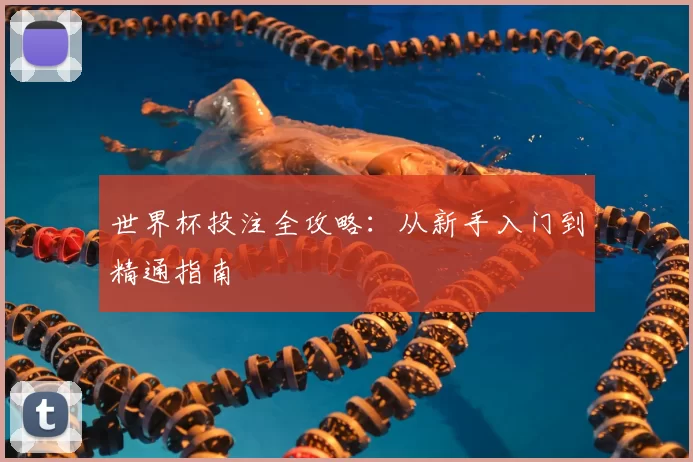 世界杯投注全攻略：从新手入门到精通指南